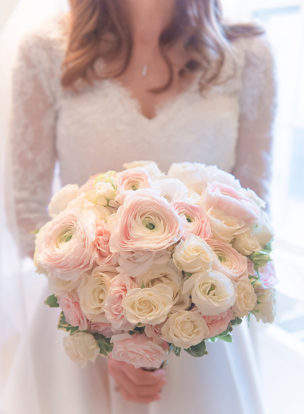 The  bride's bouquet