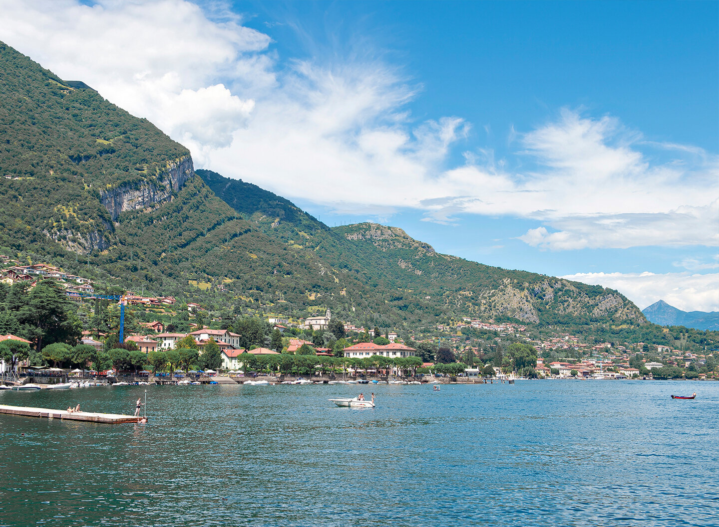 Viwe of Lake Como from Villa del Balbianello