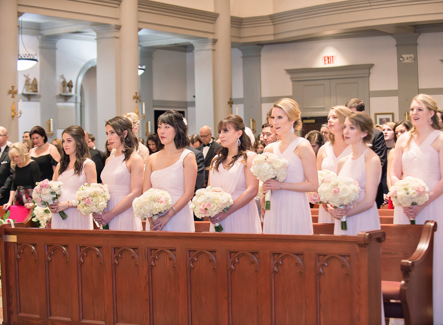 bridesmaids attending the wedding