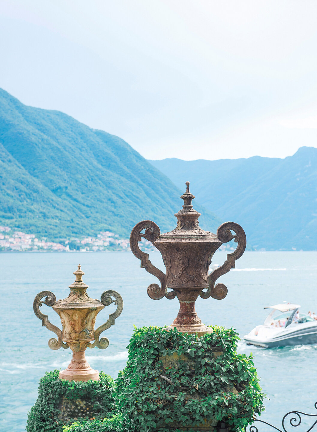 View of Lake Como from Villa del Balbianello