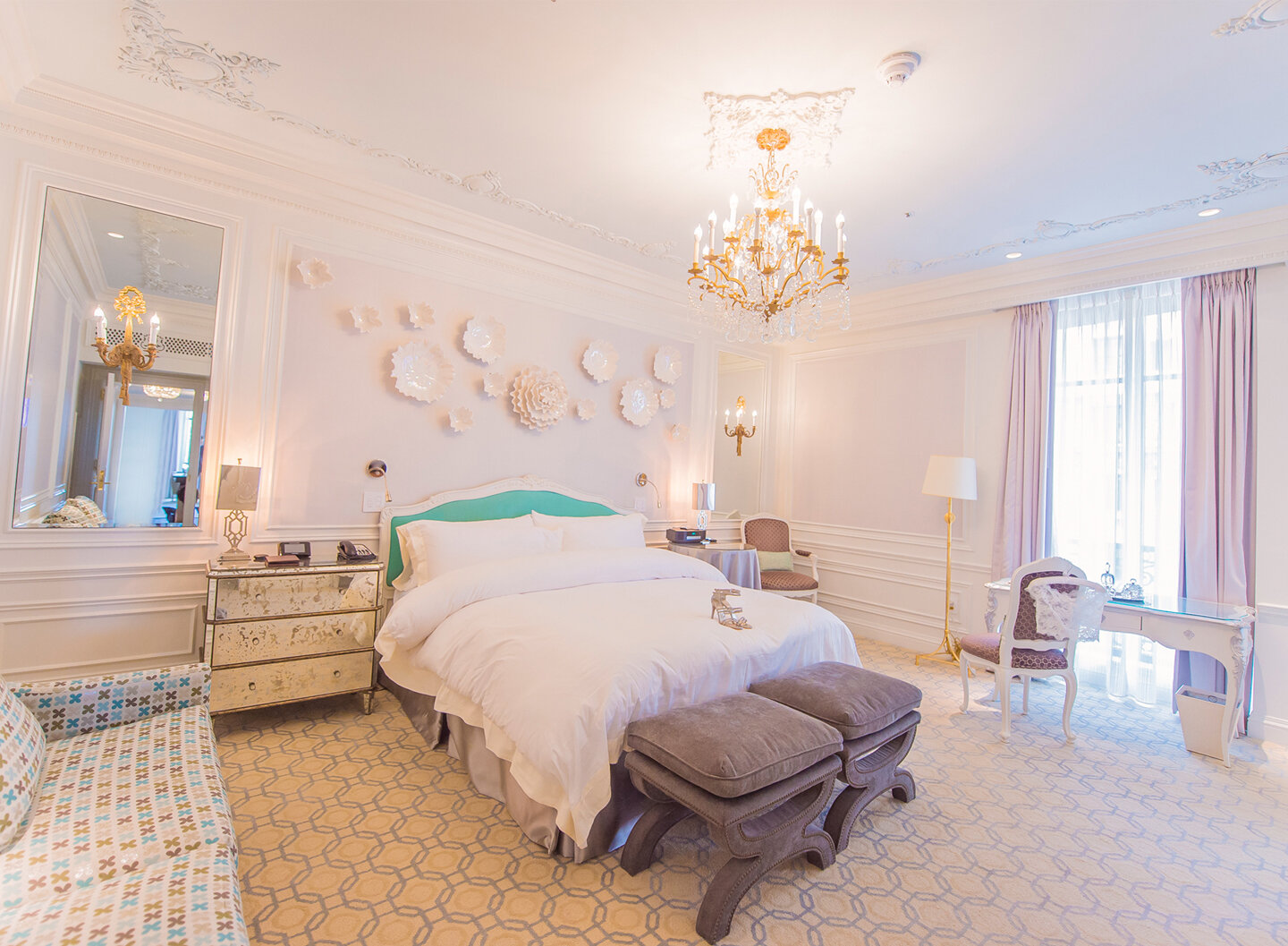 The Tiffany suite at St. Regis Hotel