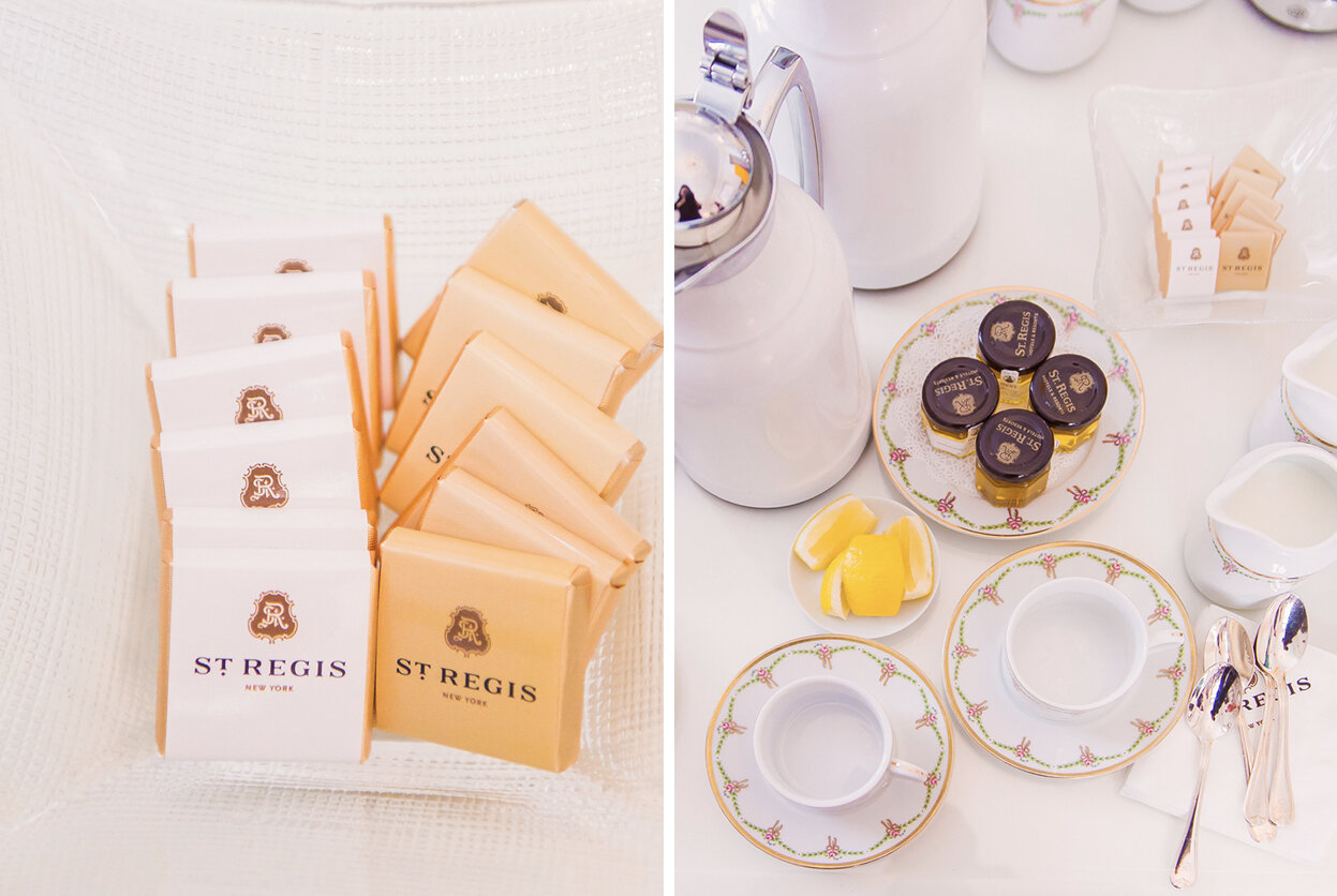 St. Regis Hotel gifts for the bride